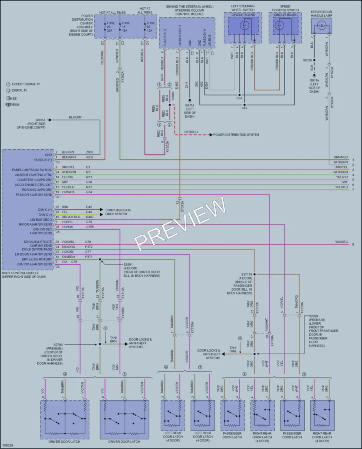 2020 Jeep Wrangler Interior Lights wiring diagram preview