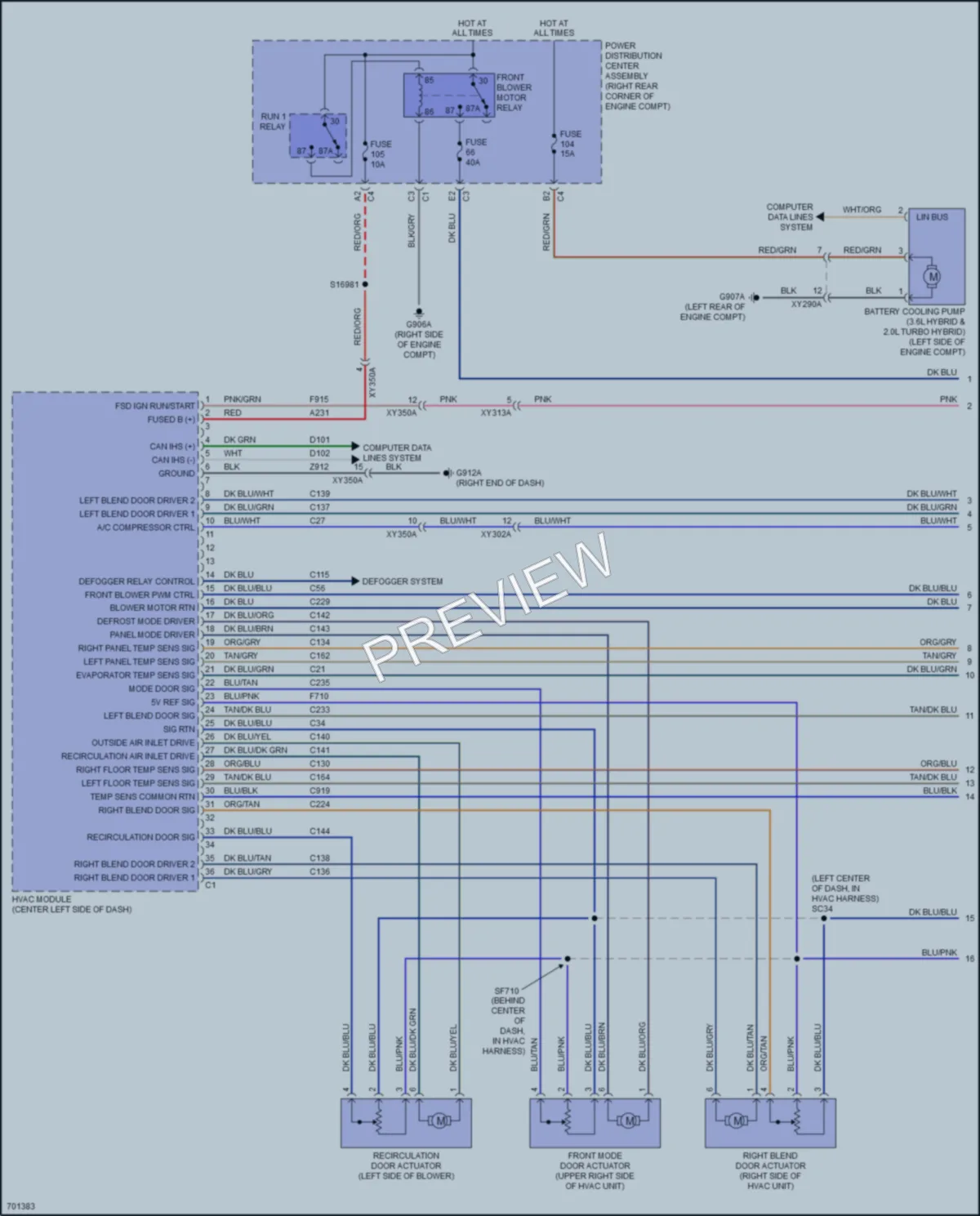 2020 Jeep WranglerUnlimited Air Conditioning wiring diagram preview