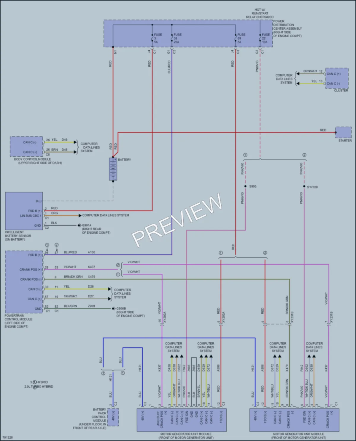 2020 Jeep WranglerUnlimited Starting Charging wiring diagram preview