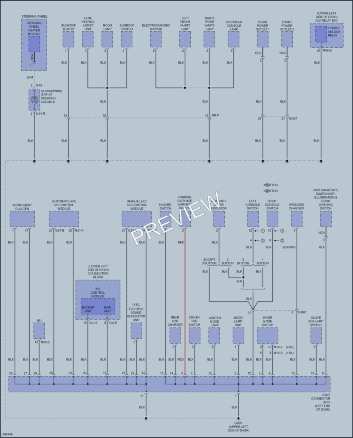 2020 Kia Forte Ground Distribution wiring diagram preview