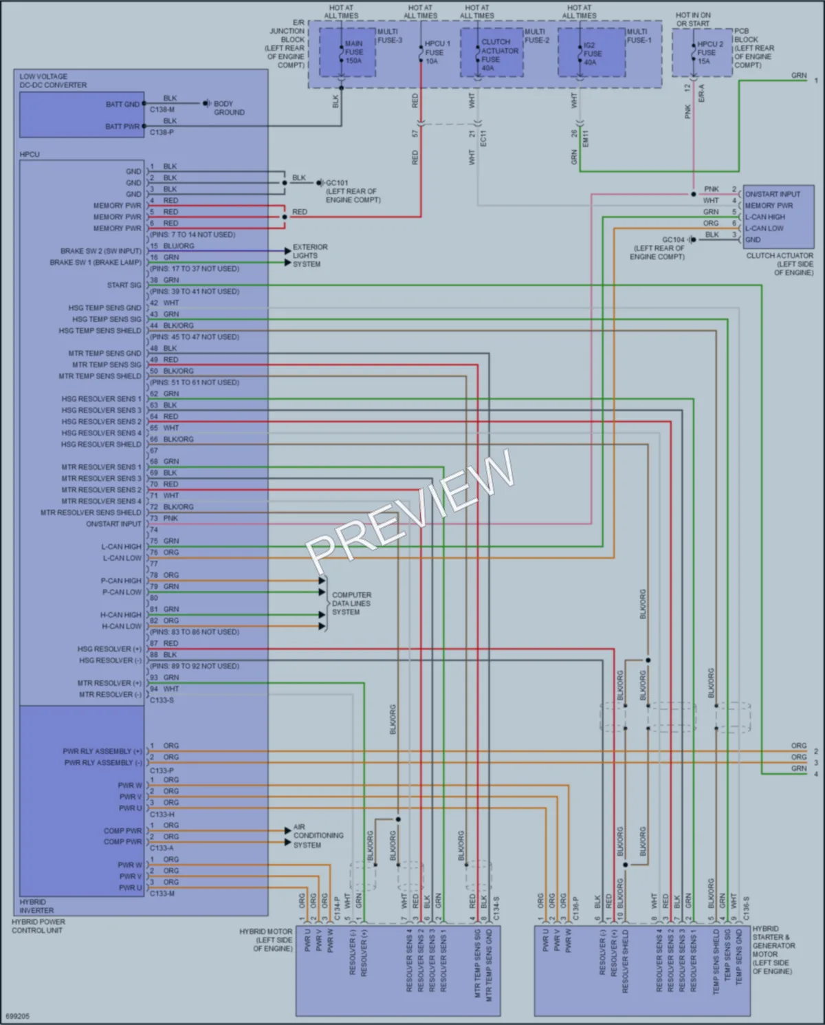 2020 Kia Niro Engine Performance wiring diagram preview
