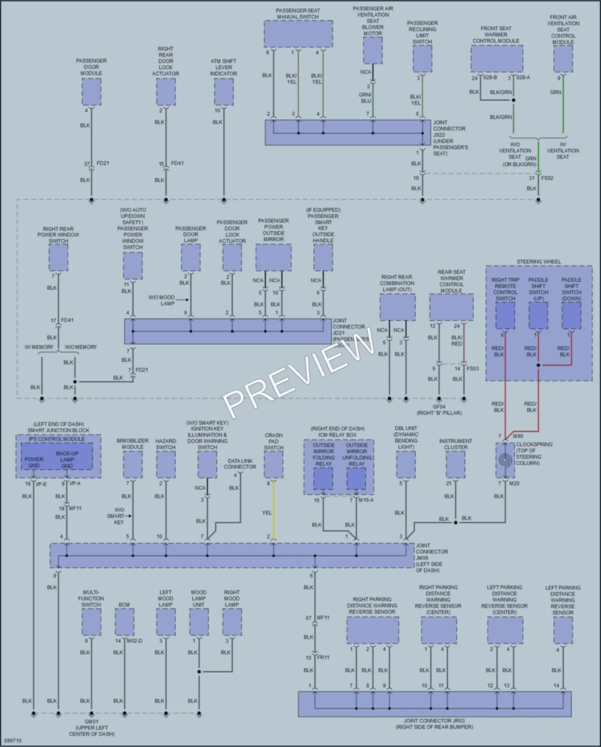 2020 Kia OptimaPlugIn Ground Distribution wiring diagram preview