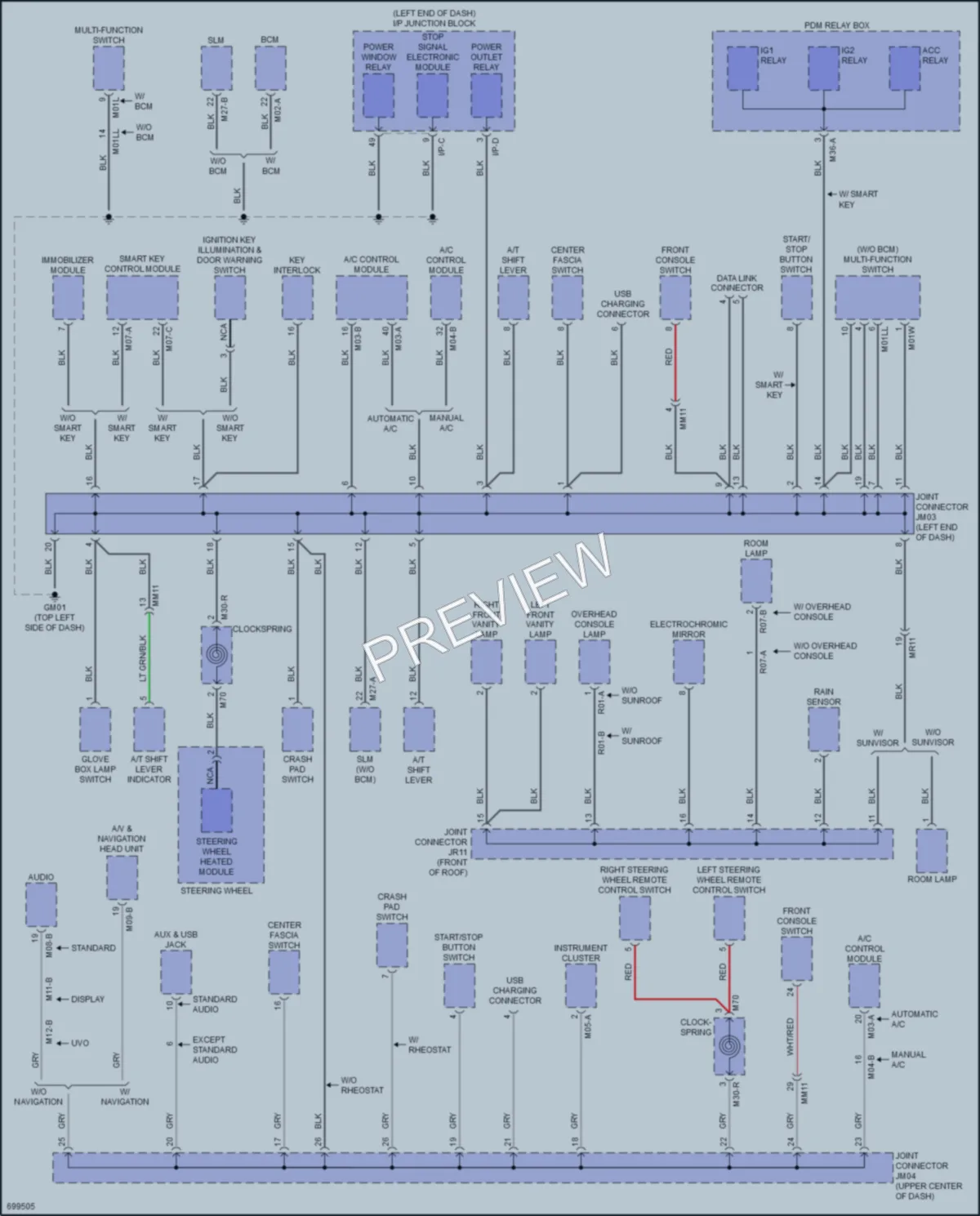 2020 Kia Rio Ground Distribution wiring diagram preview
