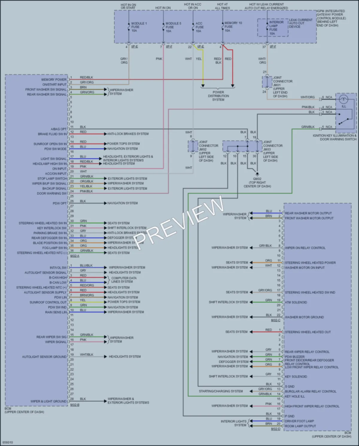 2020 Kia Sorento Body Control Modules wiring diagram preview