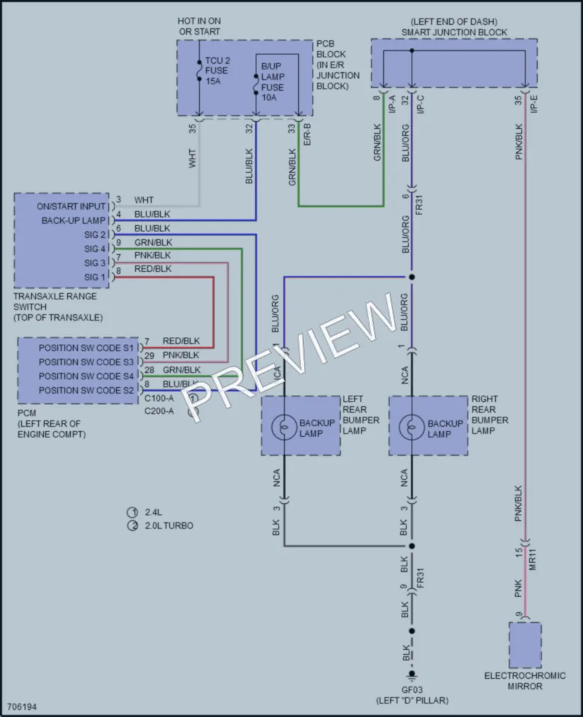2020 Kia Sportage Exterior Lights wiring diagram preview