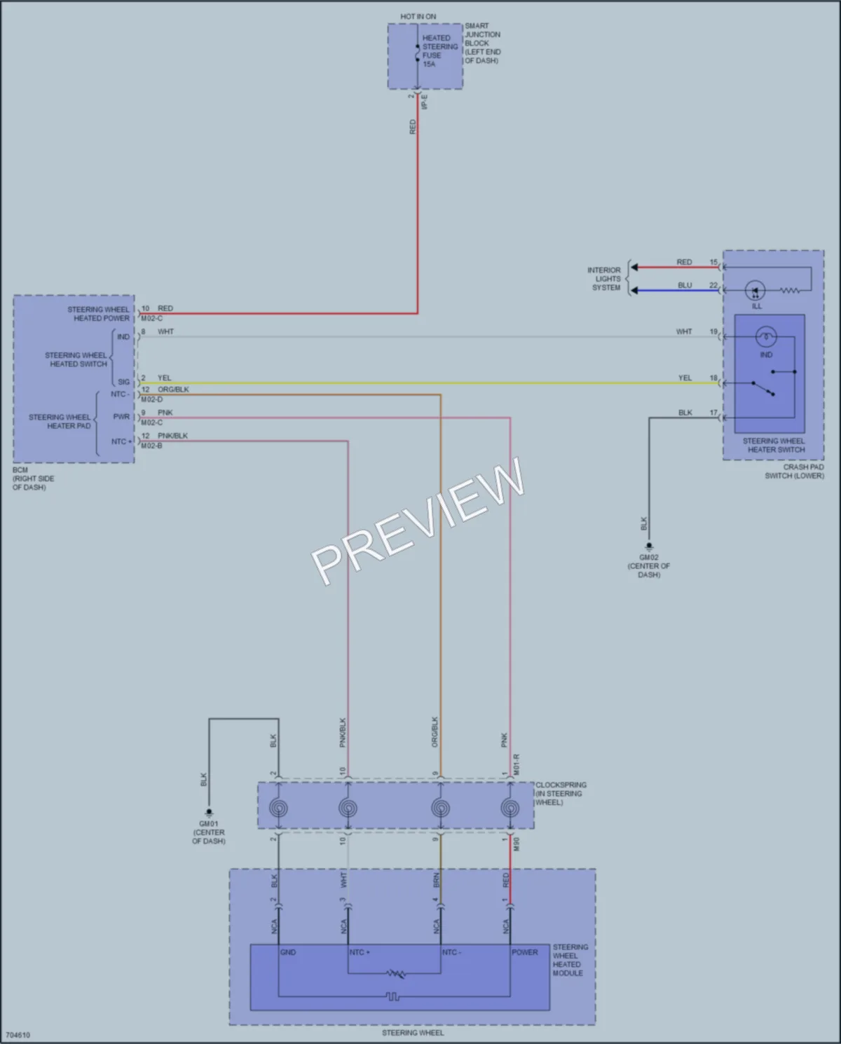 2020 Kia Sportage Power Seats wiring diagram preview