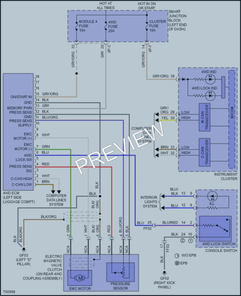 2020 Kia Sportage Transmission wiring diagram preview