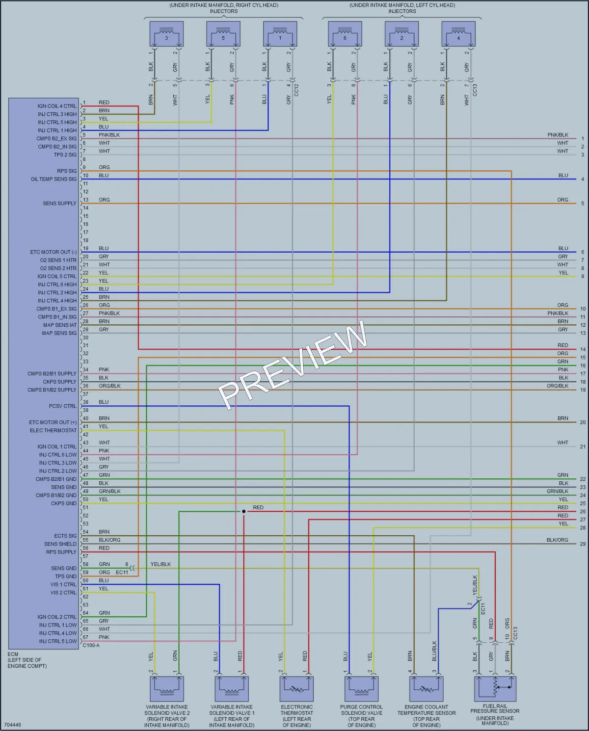 2020 Kia Telluride Engine Performance wiring diagram preview