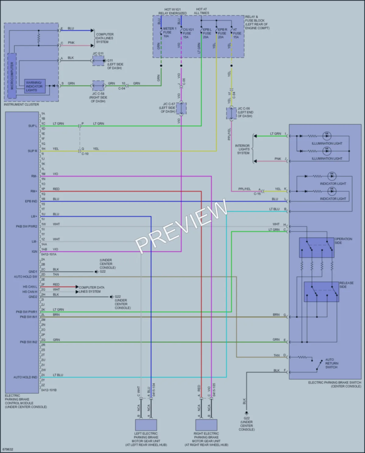 2020 Mazda CX5 Shift Interlock wiring diagram preview