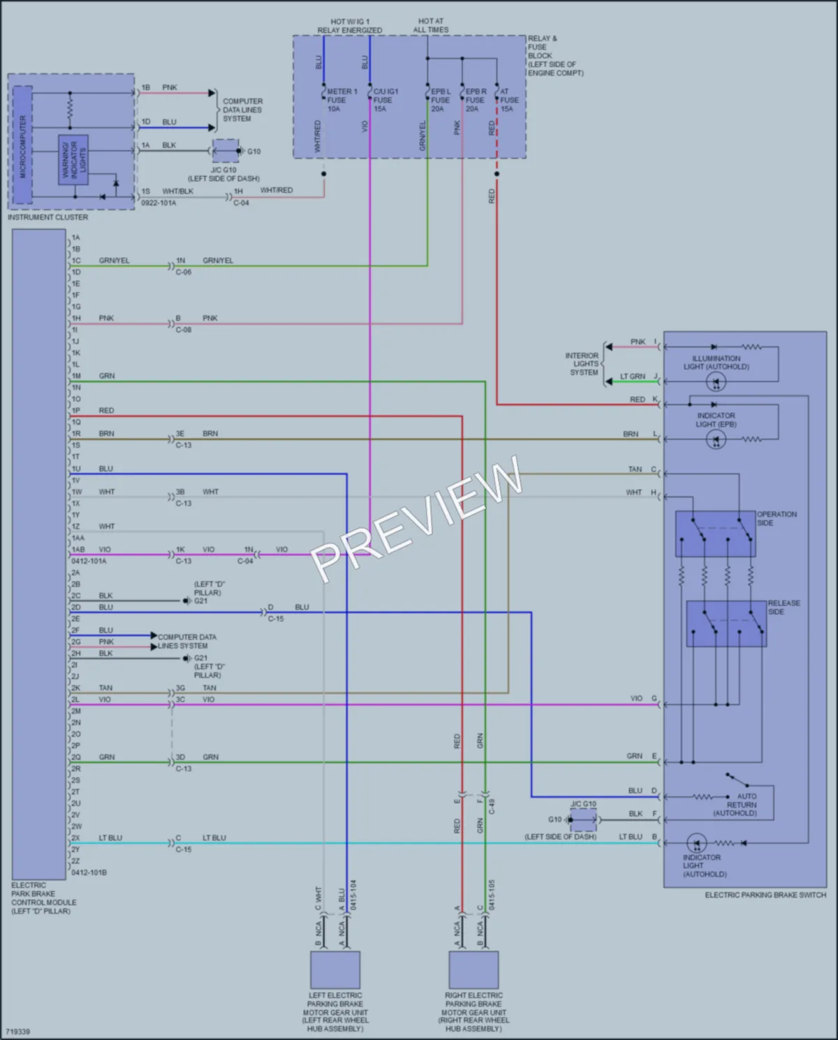 2020 Mazda CX9 Shift Interlock wiring diagram preview