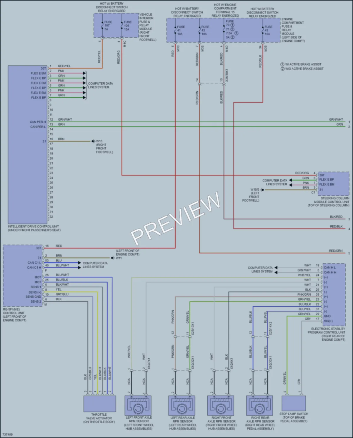 2020 MercedesBenz CLA250 Cruise Control wiring diagram preview
