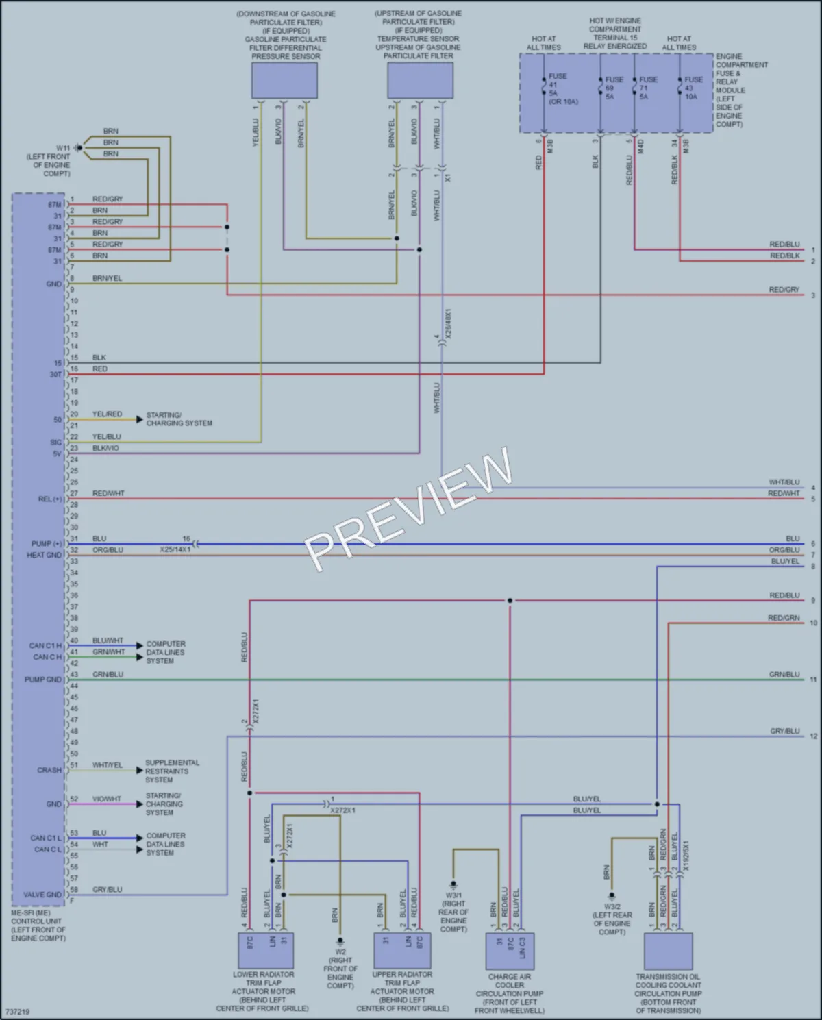 2020 MercedesBenz CLA250 Engine Performance wiring diagram preview