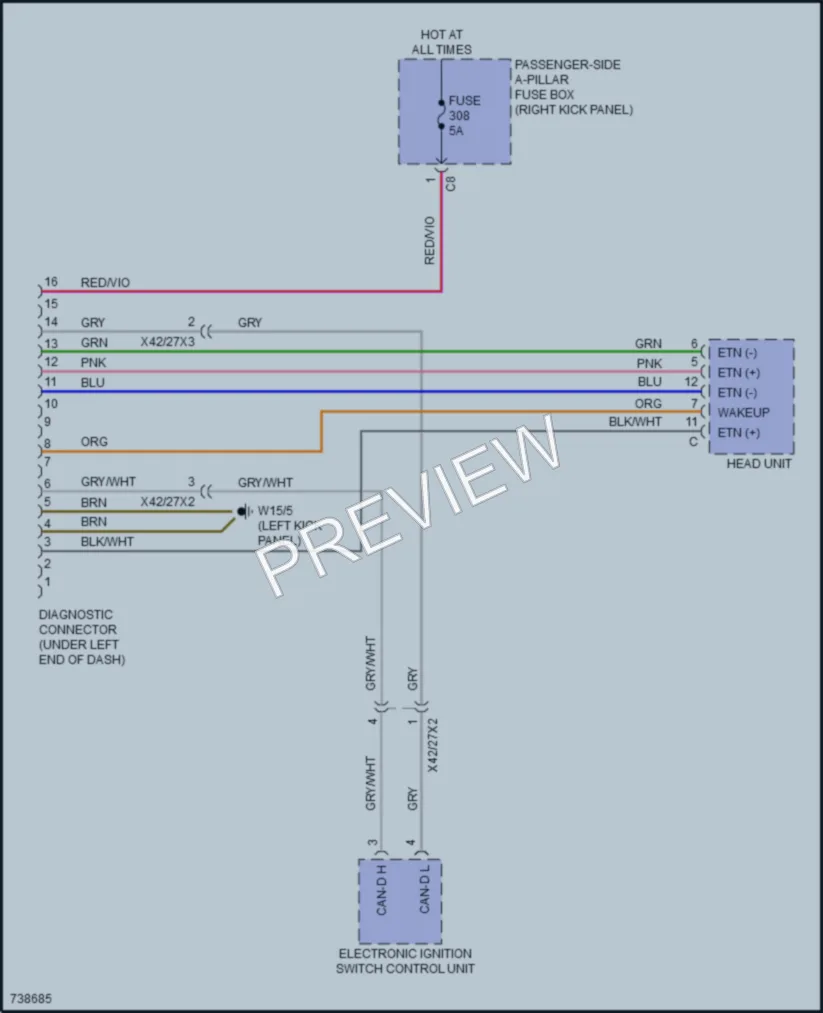 2020 MercedesBenz CLS450 Computer Data Lines wiring diagram preview