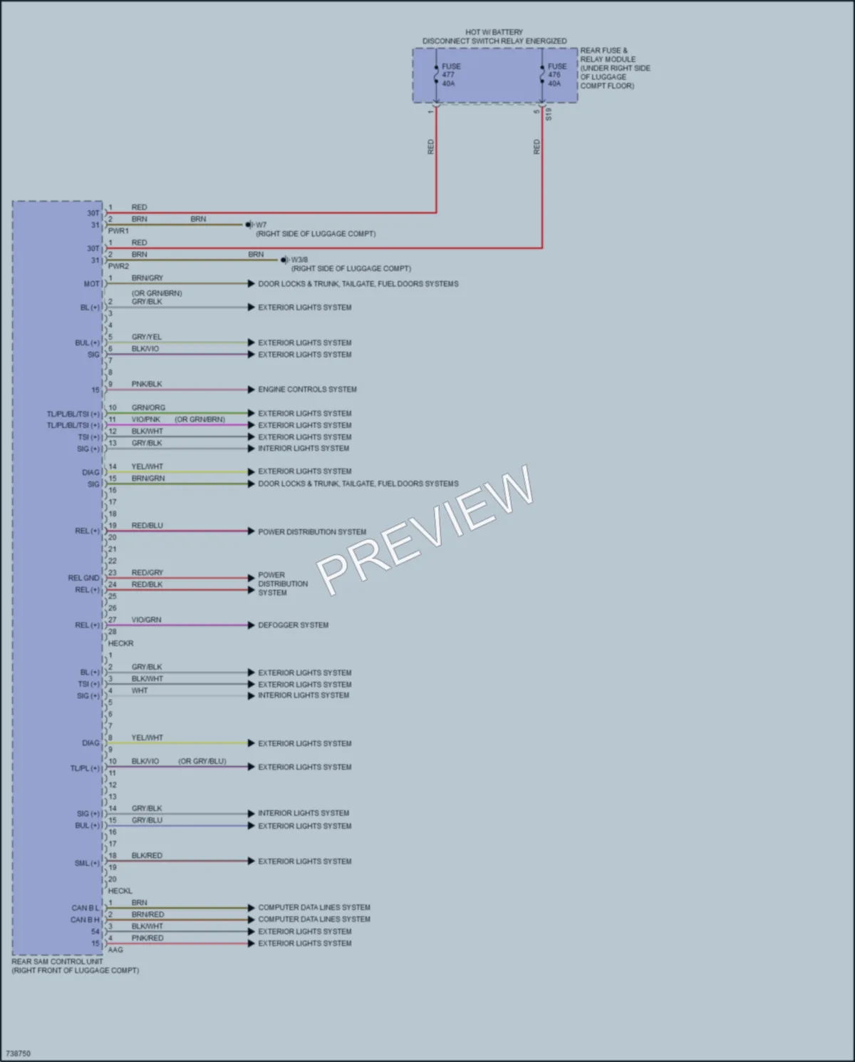 2020 MercedesBenz GLC300 Body Control Modules wiring diagram preview