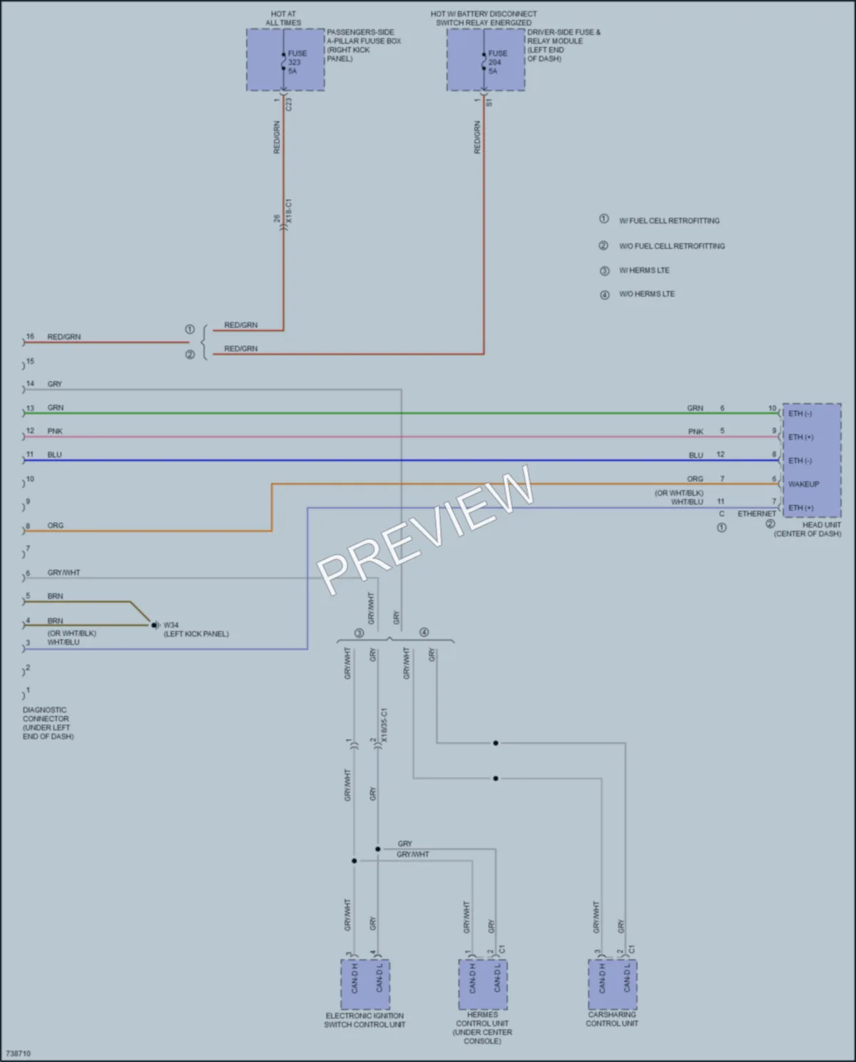 2020 MercedesBenz GLC300Coupe Computer Data Lines wiring diagram preview
