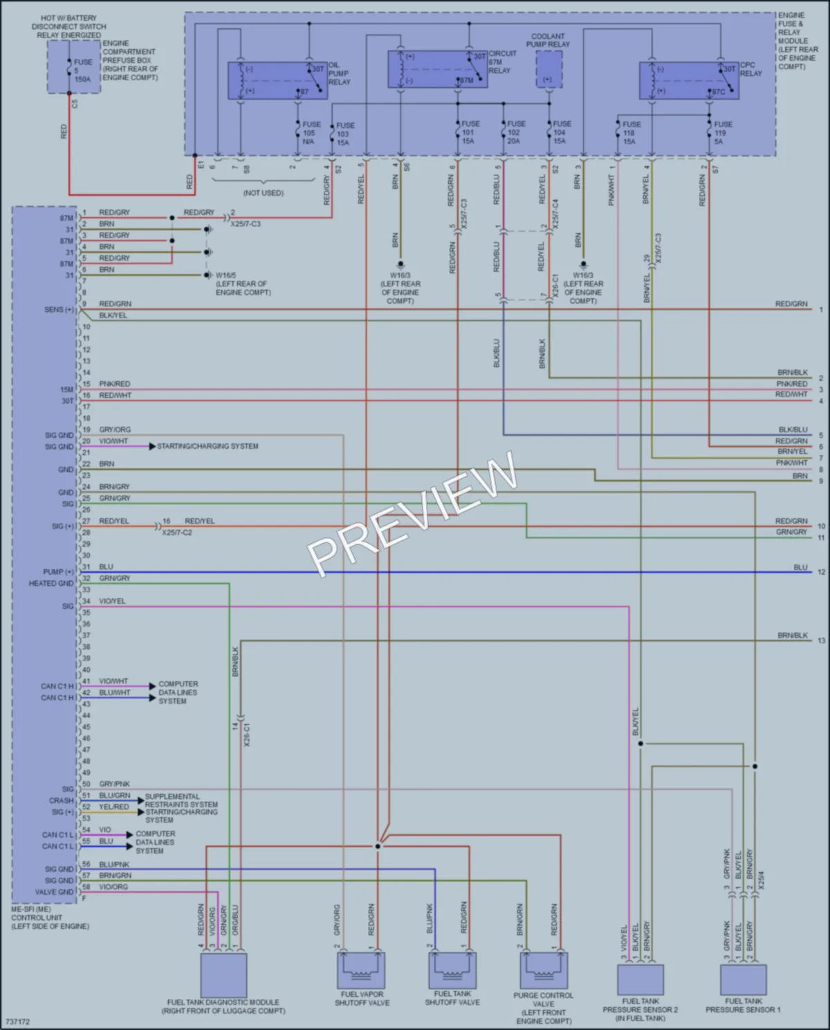2020 MercedesBenz GLC350e Engine Performance wiring diagram preview