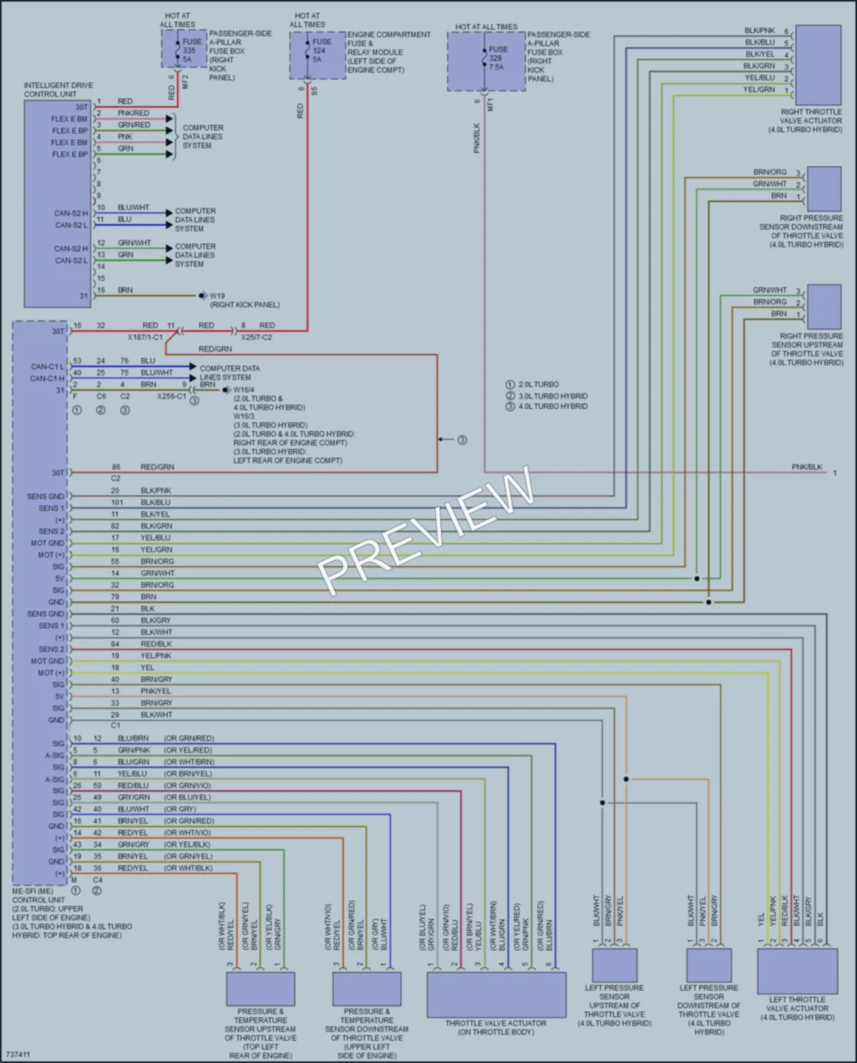 2020 MercedesBenz GLE450 Cruise Control wiring diagram preview