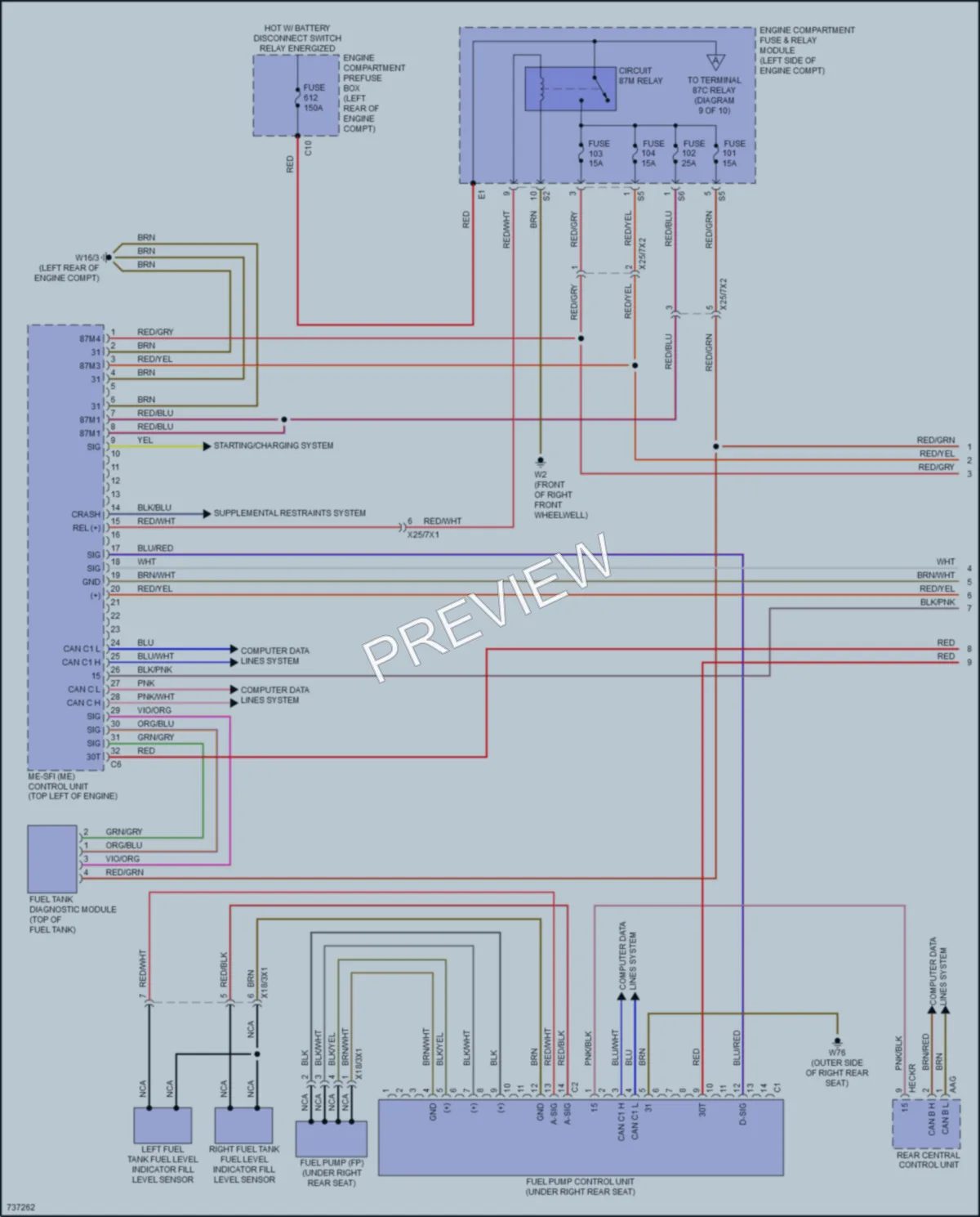 2020 MercedesBenz GLE450 Engine Performance wiring diagram preview