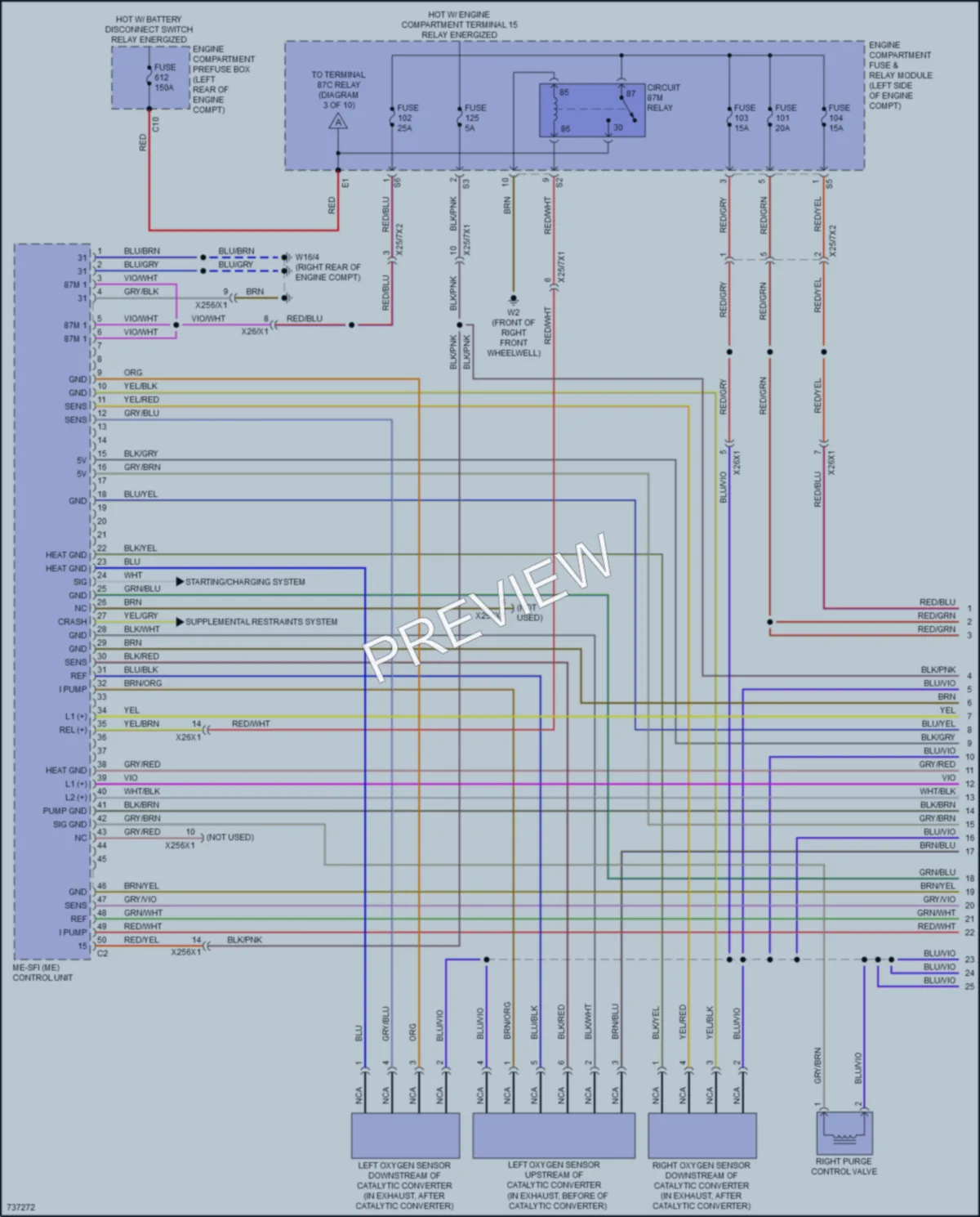 2020 MercedesBenz GLS580 Engine Performance wiring diagram preview