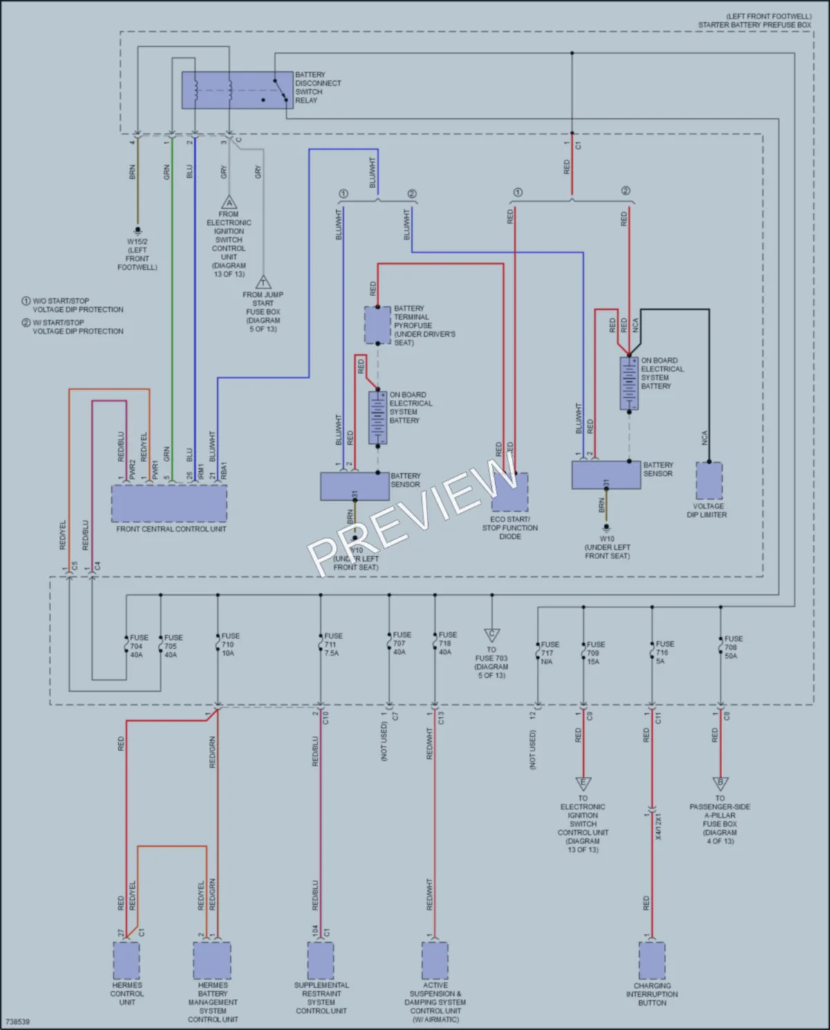 2020 MercedesBenz GLS580 Power Distribution wiring diagram preview