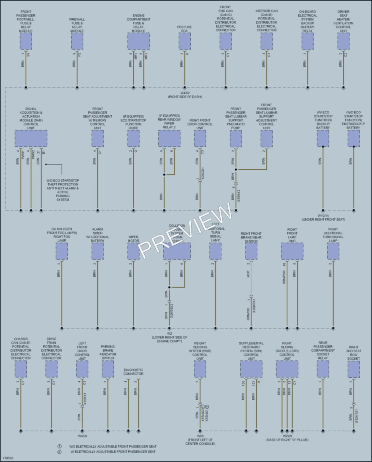 2020 MercedesBenz Metris Ground Distribution wiring diagram preview