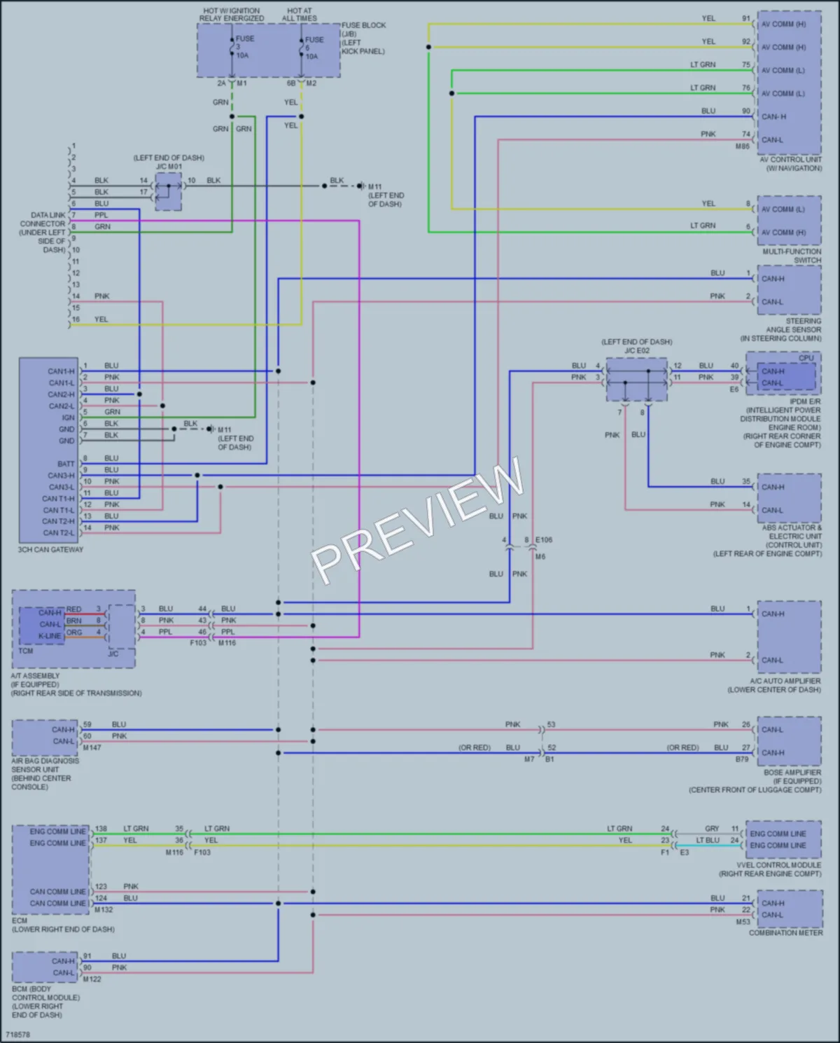 2020 Nissan 370Z Computer Data Lines wiring diagram preview
