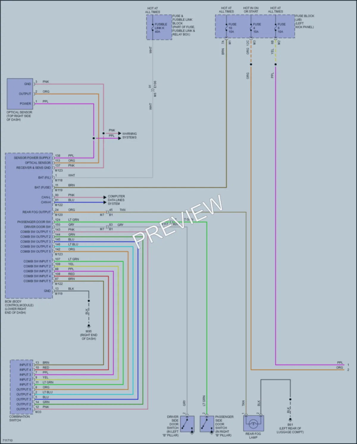 2020 Nissan 370Z Headlights wiring diagram preview