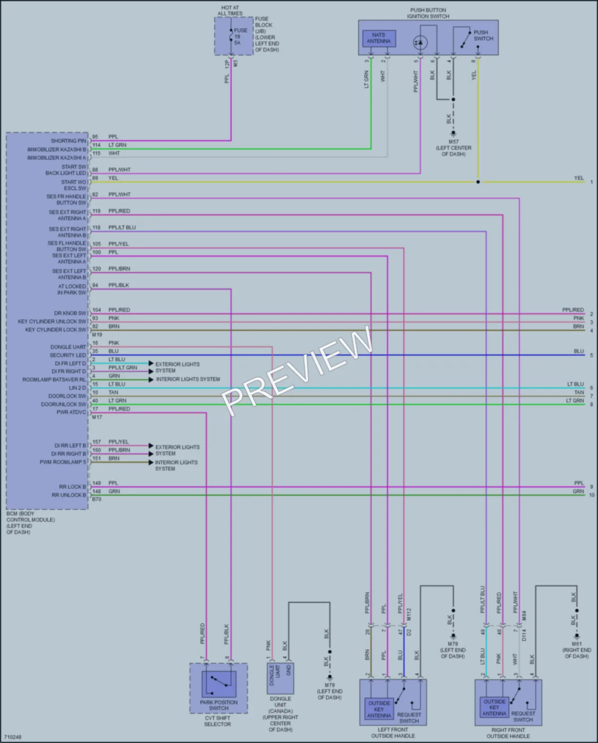 2020 Nissan Altima Anti Theft wiring diagram preview