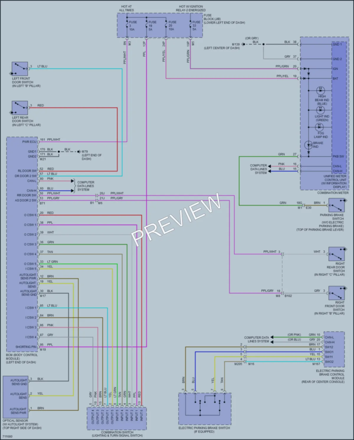 2020 Nissan Altima Headlights wiring diagram preview