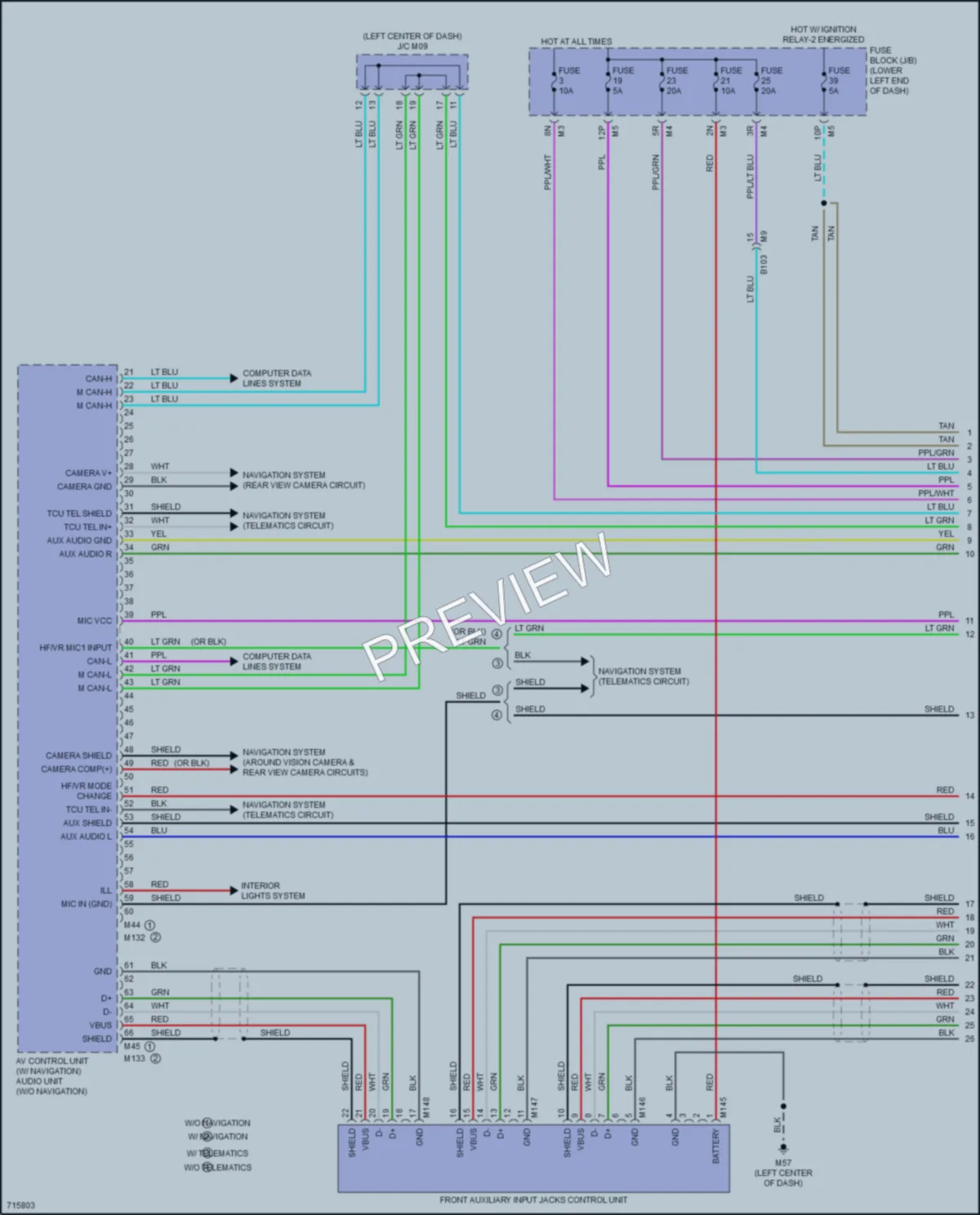 2020 Nissan Altima Radio wiring diagram preview