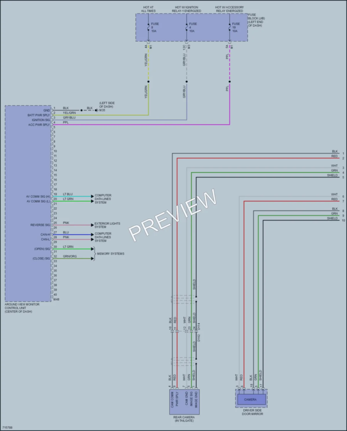 2020 Nissan Armada Navigation wiring diagram preview