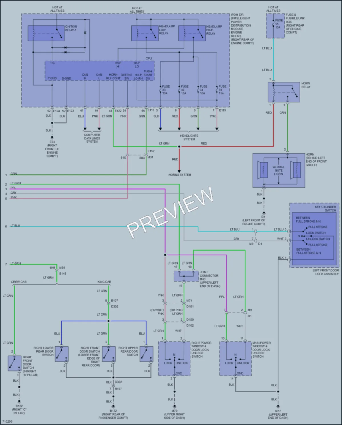 2020 Nissan Frontier Anti Theft wiring diagram preview