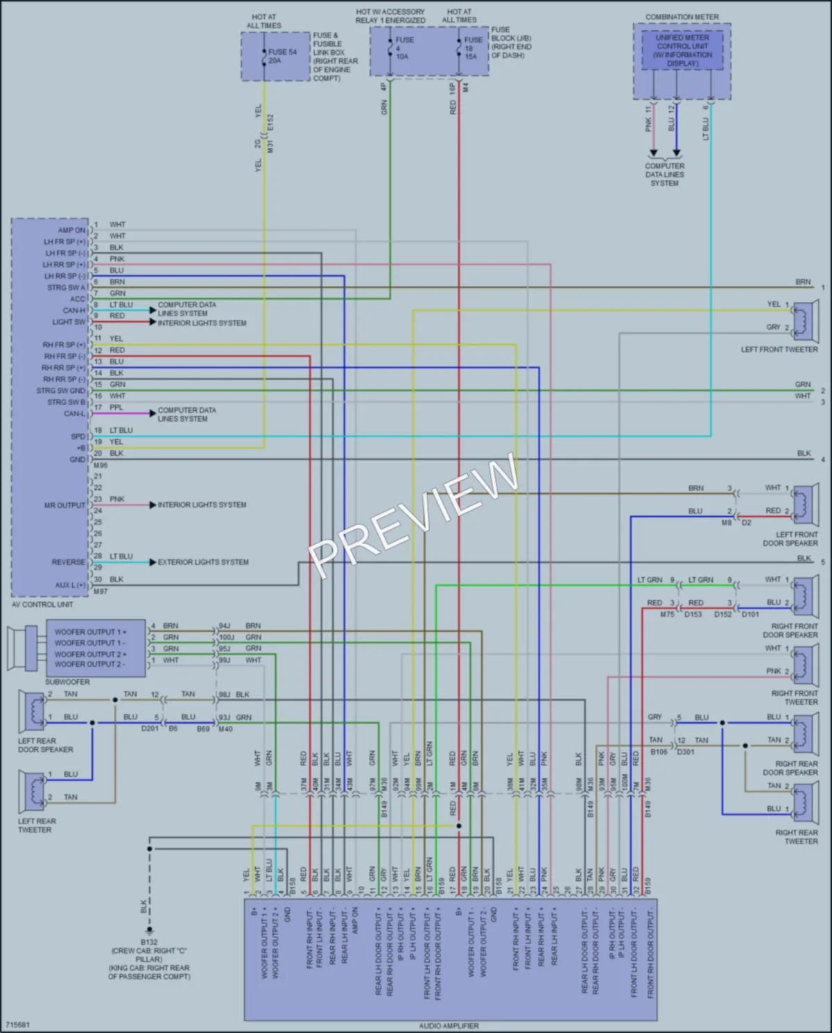 2020 Nissan Frontier Navigation wiring diagram preview