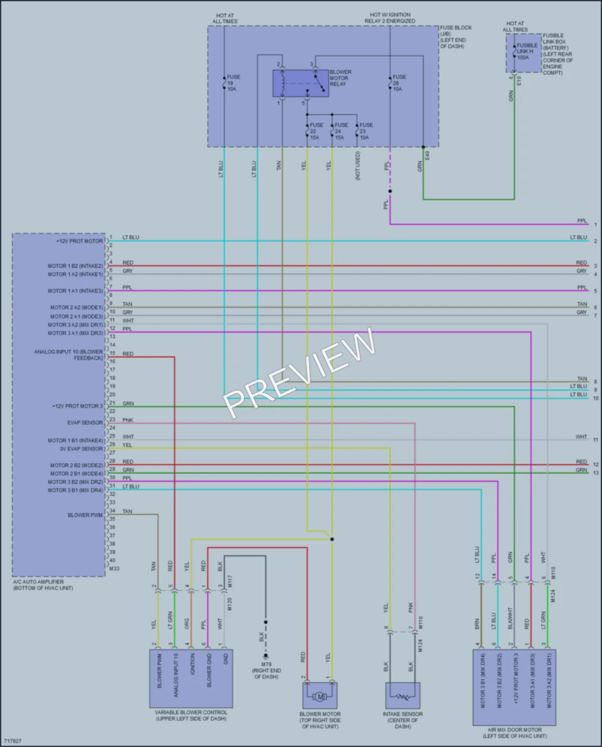 2020 Nissan Kicks Air Conditioning wiring diagram preview