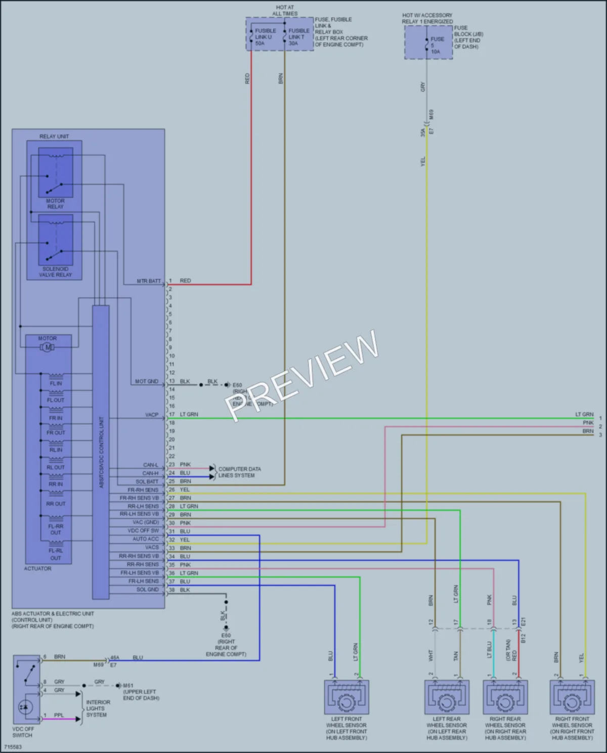 2020 Nissan Kicks Anti Lock Brakes wiring diagram preview