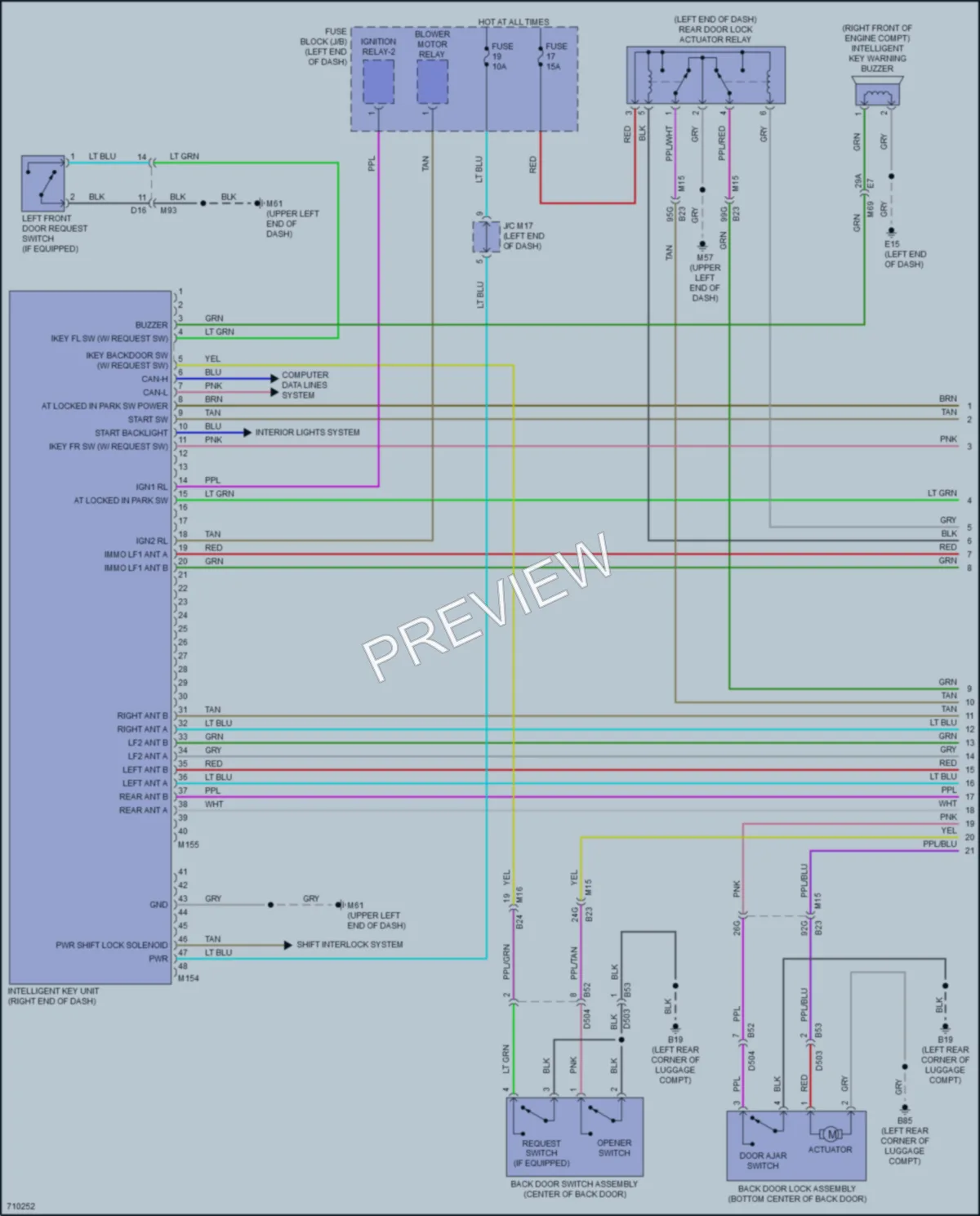 2020 Nissan Kicks Anti Theft wiring diagram preview
