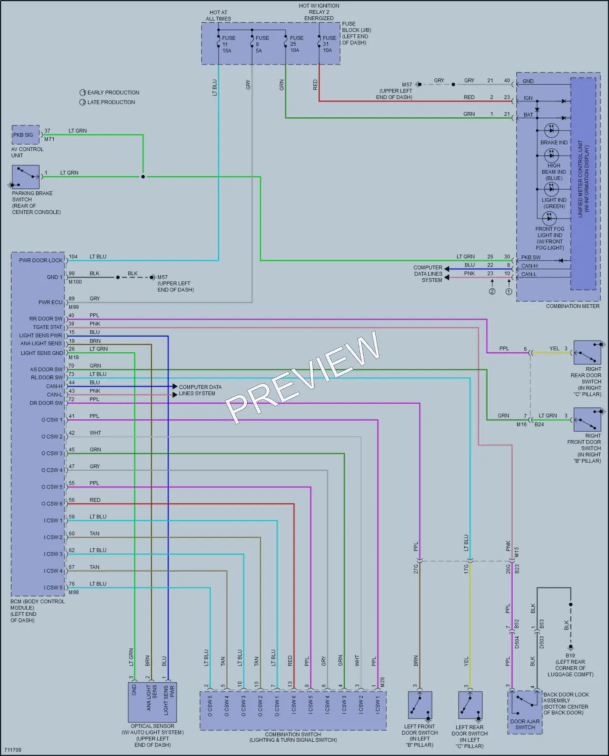 2020 Nissan Kicks Headlights wiring diagram preview