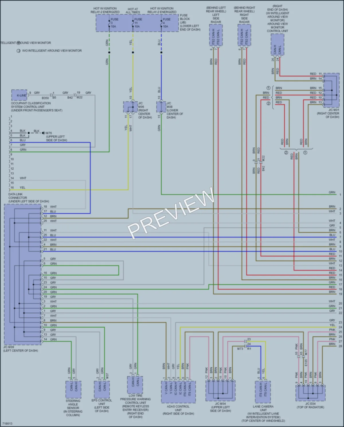 2020 Nissan LEAF Computer Data Lines wiring diagram preview