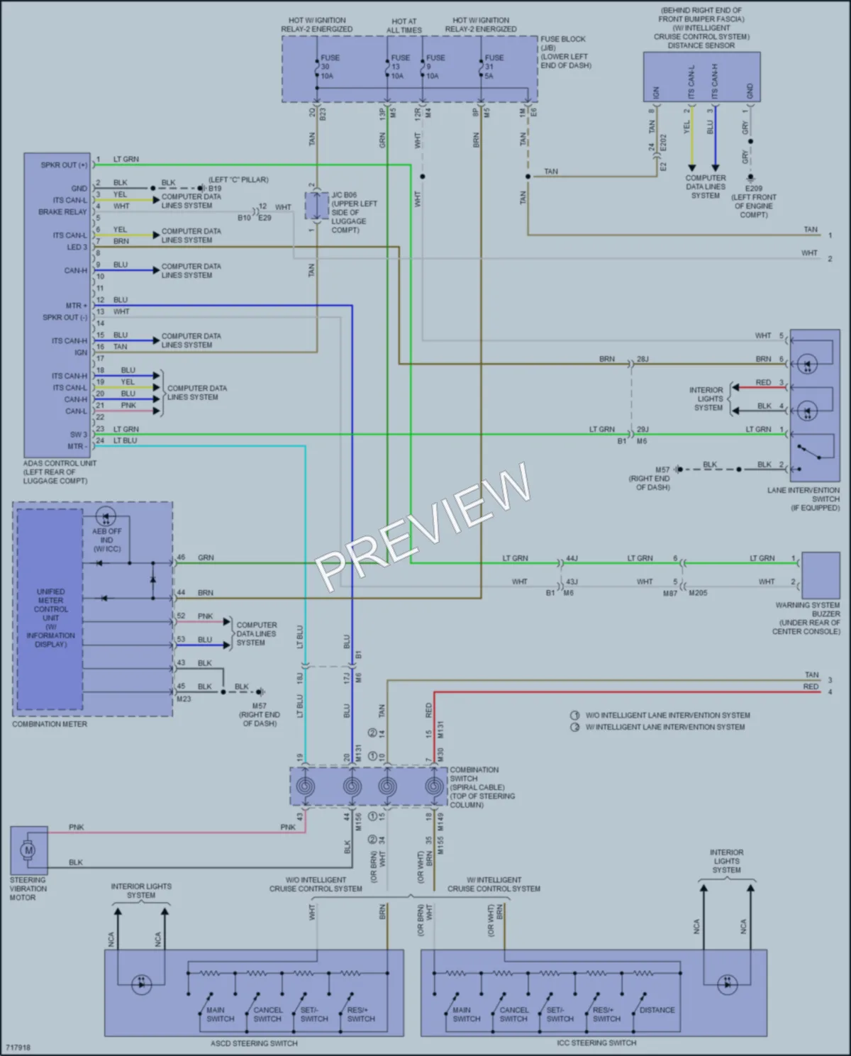 2020 Nissan Maxima Cruise Control wiring diagram preview
