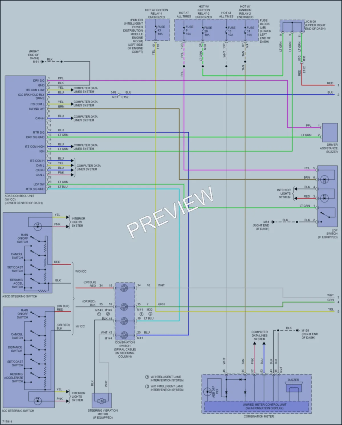 2020 Nissan Murano Cruise Control wiring diagram preview