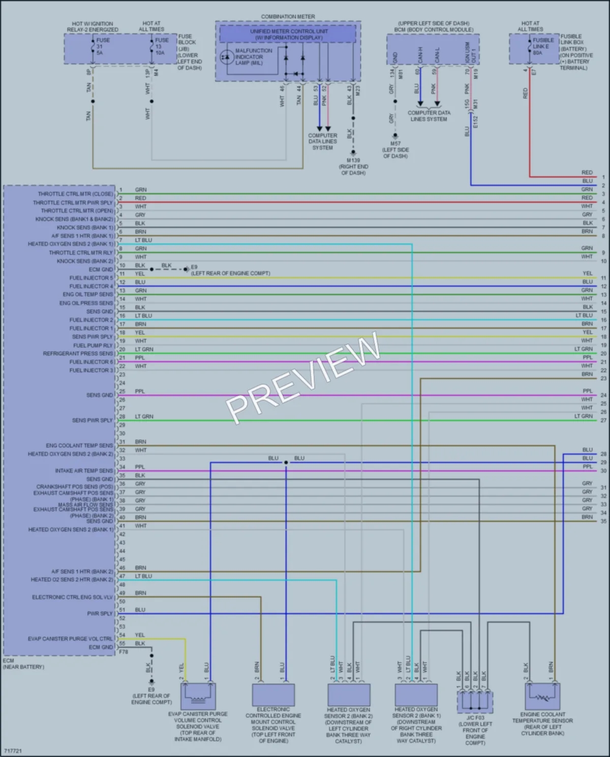 2020 Nissan Murano Engine Performance wiring diagram preview