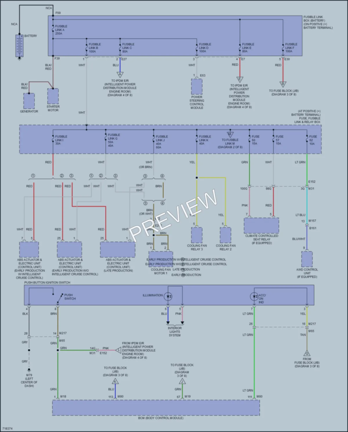 2020 Nissan Murano Power Distribution wiring diagram preview