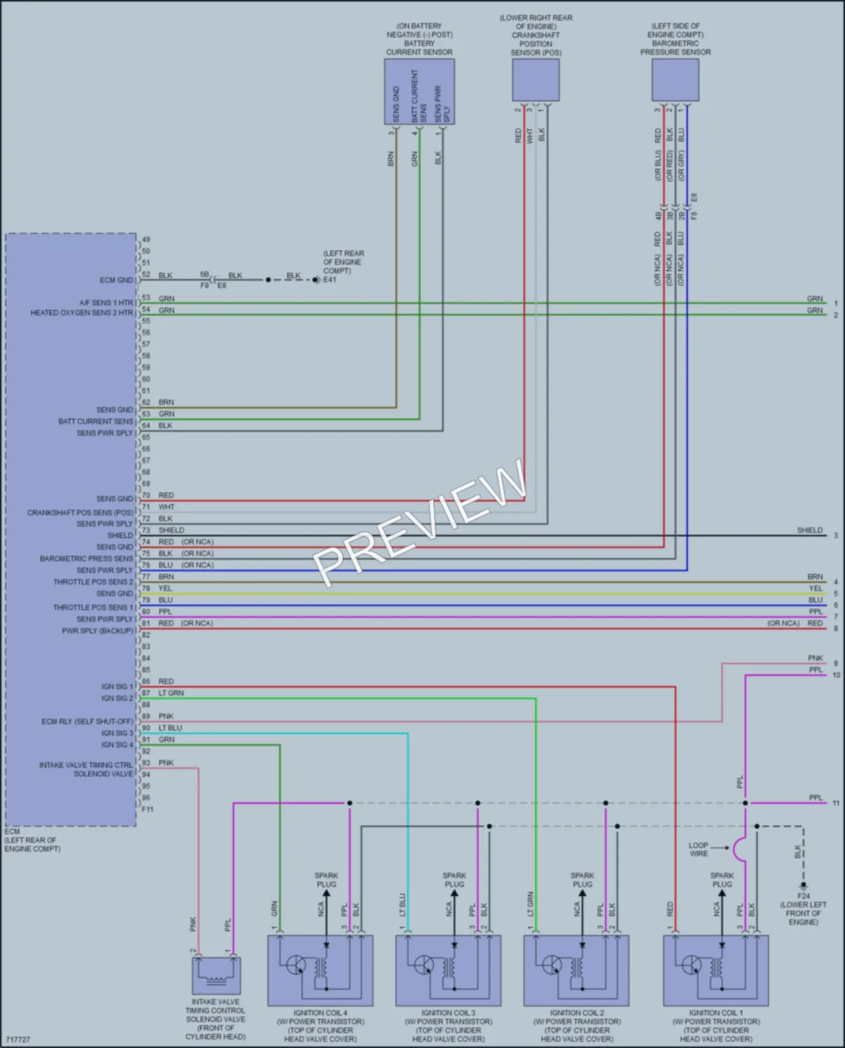2020 Nissan NV200 Engine Performance wiring diagram preview