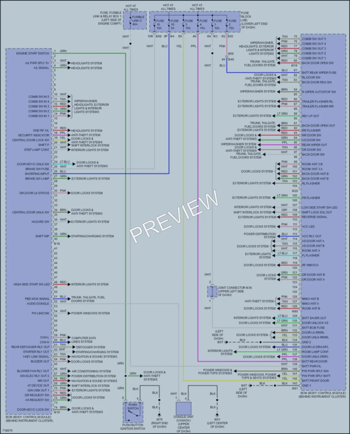 2020 Nissan Pathfinder Body Control Modules wiring diagram preview