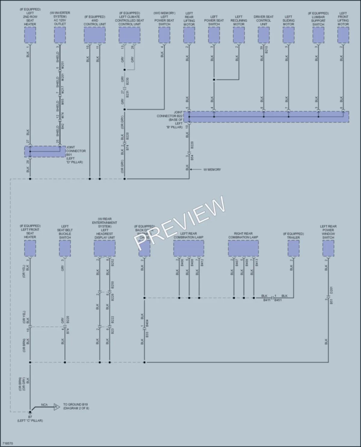 2020 Nissan Pathfinder Ground Distribution wiring diagram preview