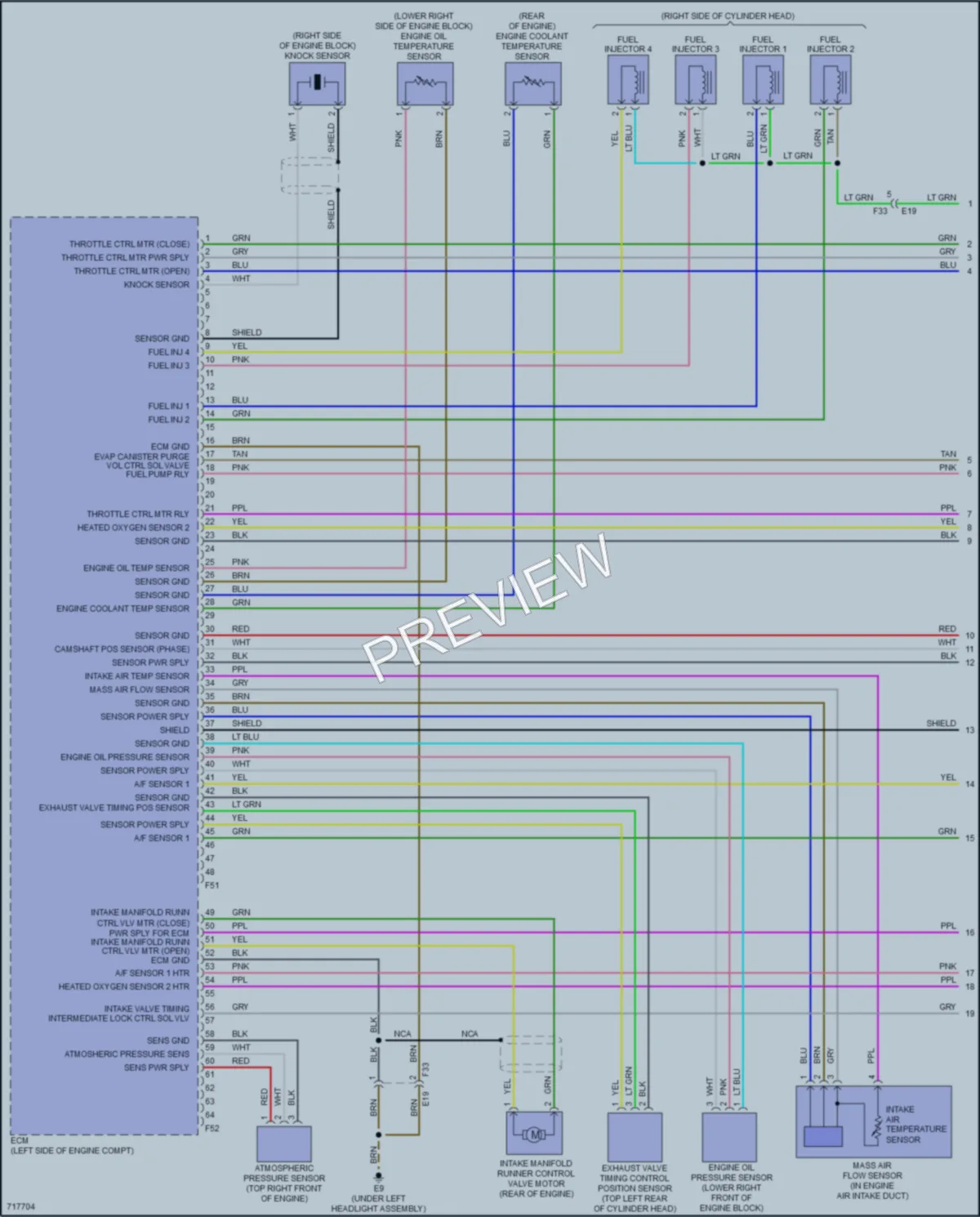 2020 Nissan Rogue Engine Performance wiring diagram preview