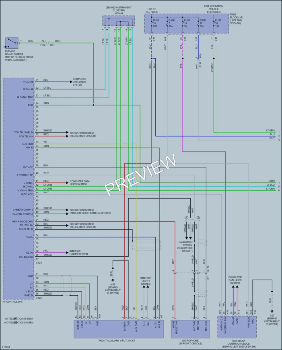 2020 Nissan Rogue Radio wiring diagram preview