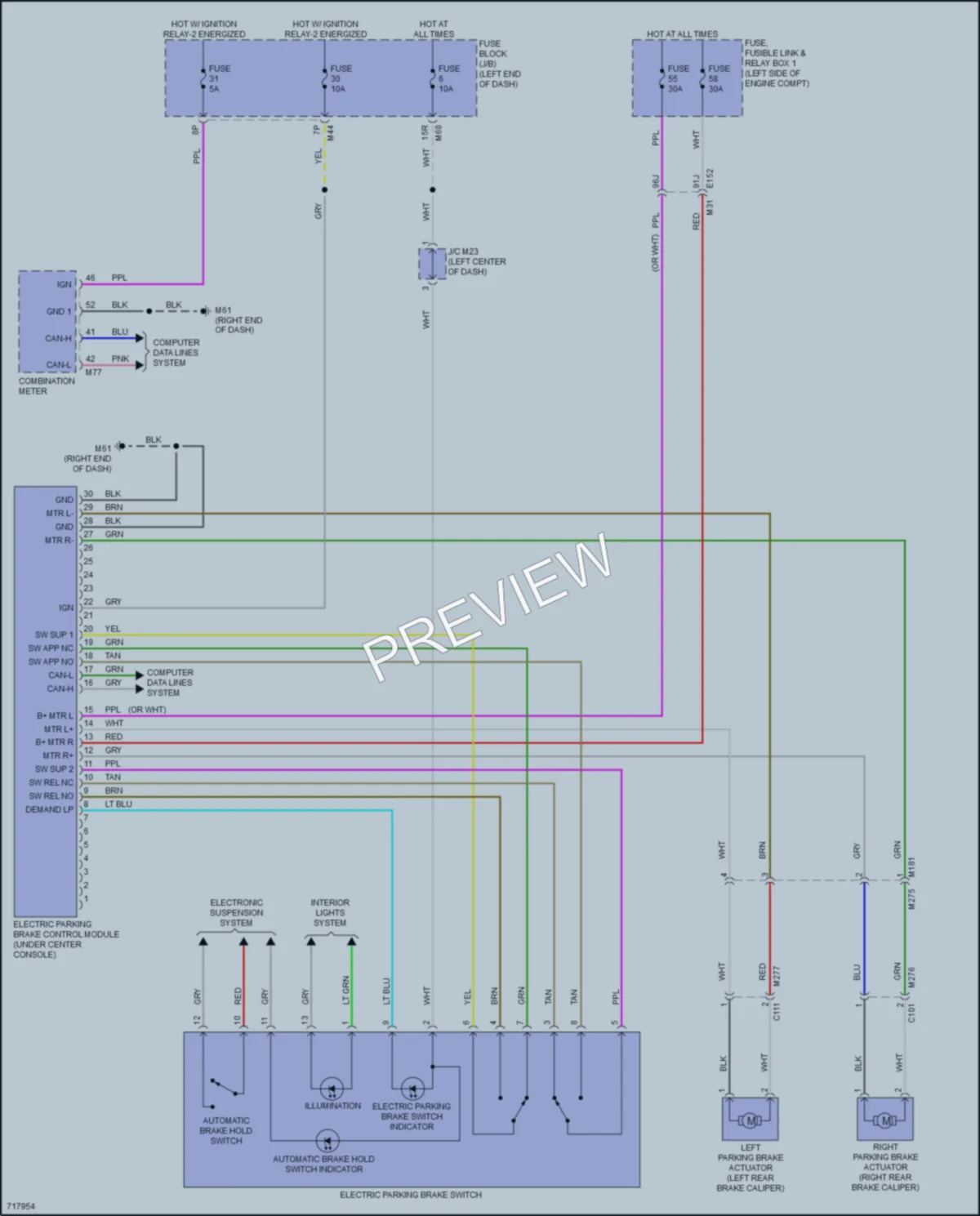 2020 Nissan Rogue Shift Interlock wiring diagram preview