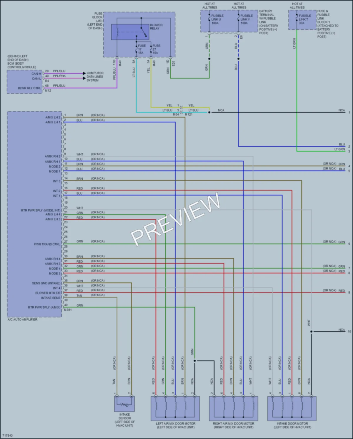 2020 Nissan RogueSport Air Conditioning wiring diagram preview