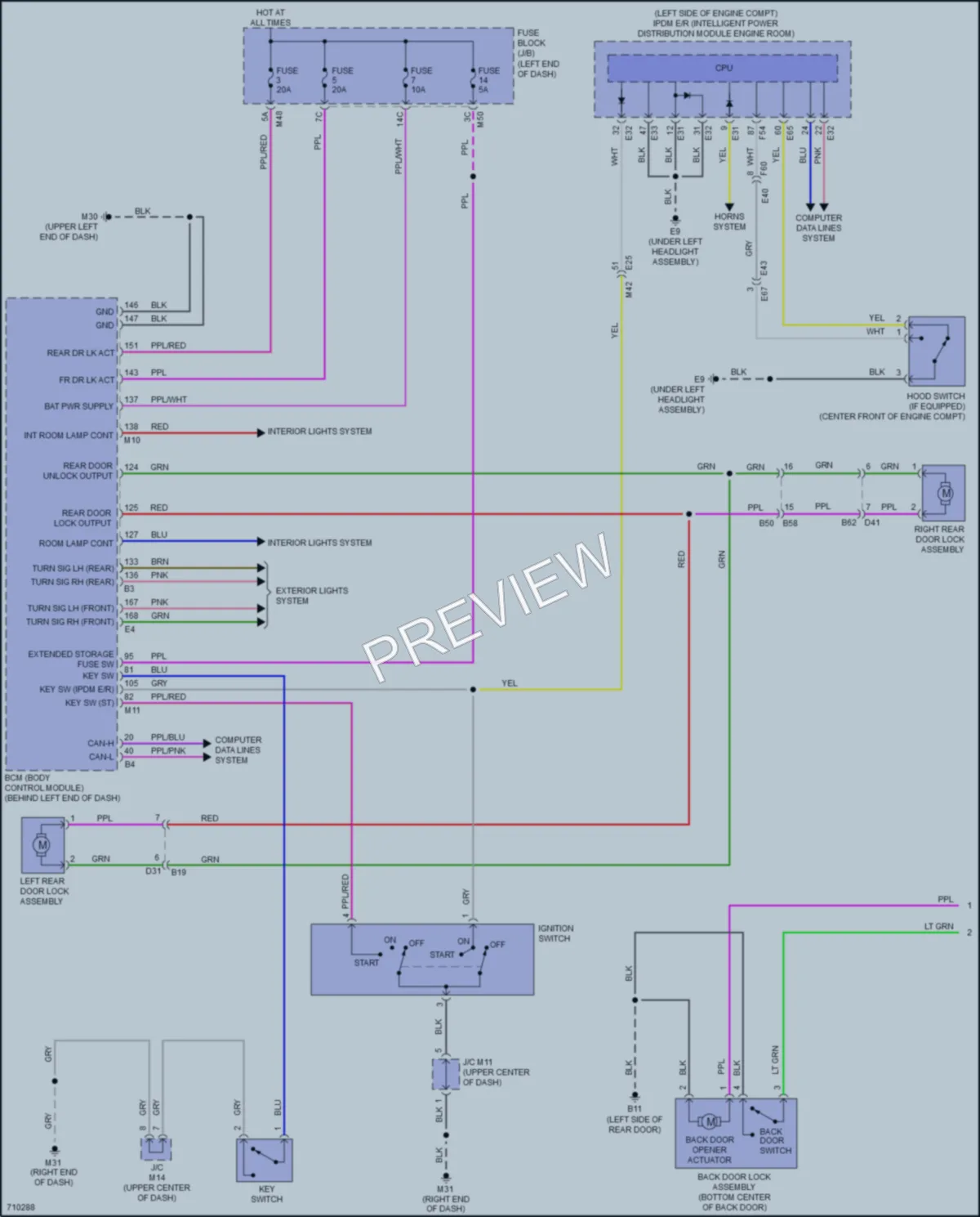 2020 Nissan RogueSport Anti Theft wiring diagram preview